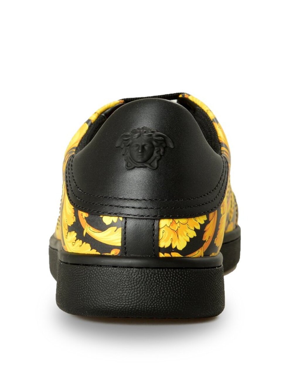 Versace Men's Baroque Signature Print 100% Leather Sneakers Shoes US 6 IT 39 - Picture 3 of 8